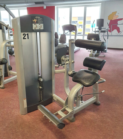 Life Fitness Set 10 Kraftgeräte, Signature Serie, Rahmen Silber, Polster Schwarz, gebraucht - überholter Zustand