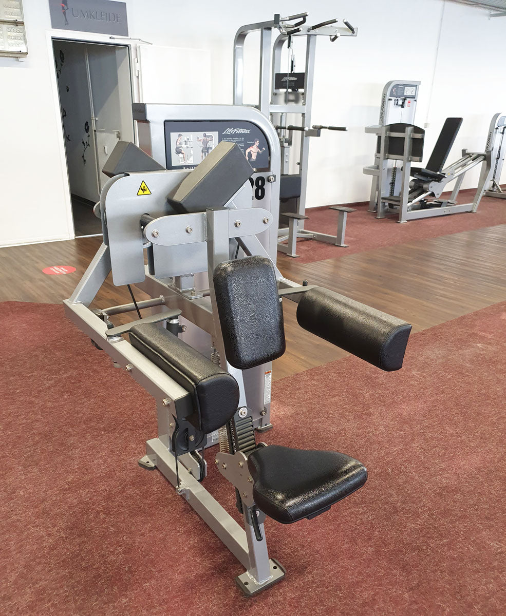 Life Fitness Pro2 und Hammer Strength - 15 Kraftgeräte im Set, Rahmen Silber, gebraucht - überholter Zustand