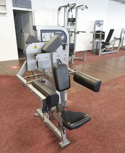 Life Fitness Pro2 und Hammer Strength - 15 Kraftgeräte im Set, Rahmen Silber, gebraucht - überholter Zustand