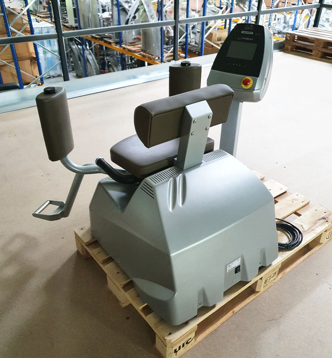 Milon Premium Adductors - Abductor machines, Hip Abductor and Adductor, 2 machines in a set, brushed aluminum housing, used - refurbished condition