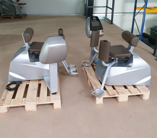 Milon Premium Adductors - Abductor machines, Hip Abductor and Adductor, 2 machines in a set, brushed aluminum housing, used - refurbished condition