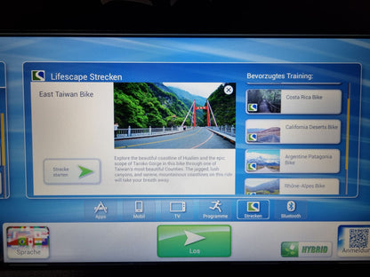 Life Fitness Recumbent Ergometer Lifecycle, Elevation Series, Recumbent, SE Console Touch, used - refurbished condition