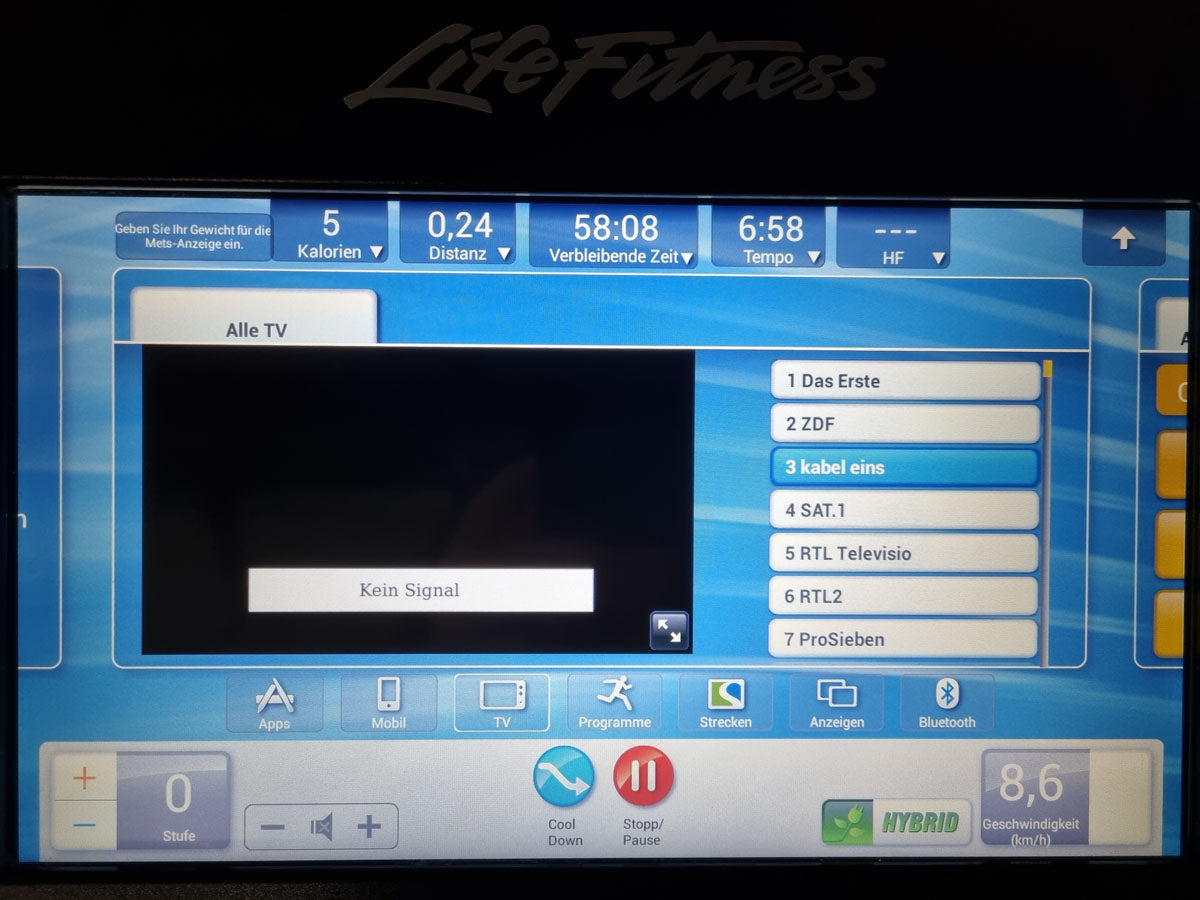 Life Fitness Recumbent Ergometer Lifecycle, Elevation Series, Recumbent, SE Console Touch, used - refurbished condition