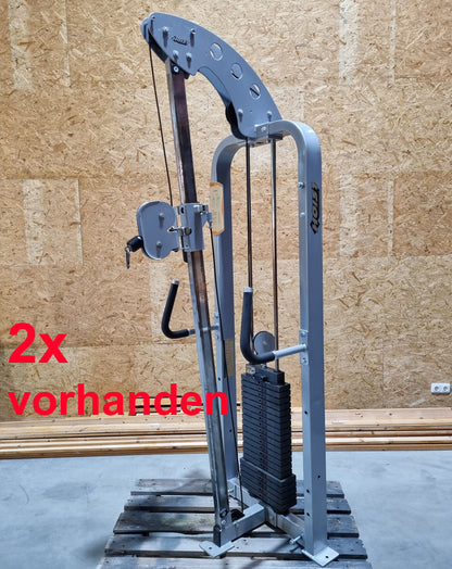 Hoist Multi Kraftstations Turm - Multistation mit Kabelzug, Kraftstation mit Gewichtsblöcken, gebraucht - überholter Zustand