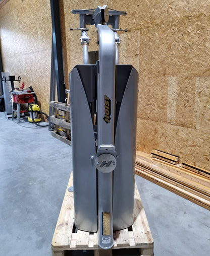 Hoist Dual Series Butterfly und Butterfly Reverse - 2 in 1 Kombimaschine, HD-3900 mit drehbaren Griffen, Rahmenfarbe Silber, Polsterfarbe Schwarz, gebraucht - überholter Zustand