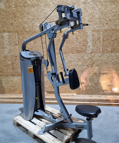 Hoist Dual Series Butterfly und Butterfly Reverse - 2 in 1 Kombimaschine, HD-3900 mit drehbaren Griffen, Rahmenfarbe Silber, Polsterfarbe Schwarz, gebraucht - überholter Zustand