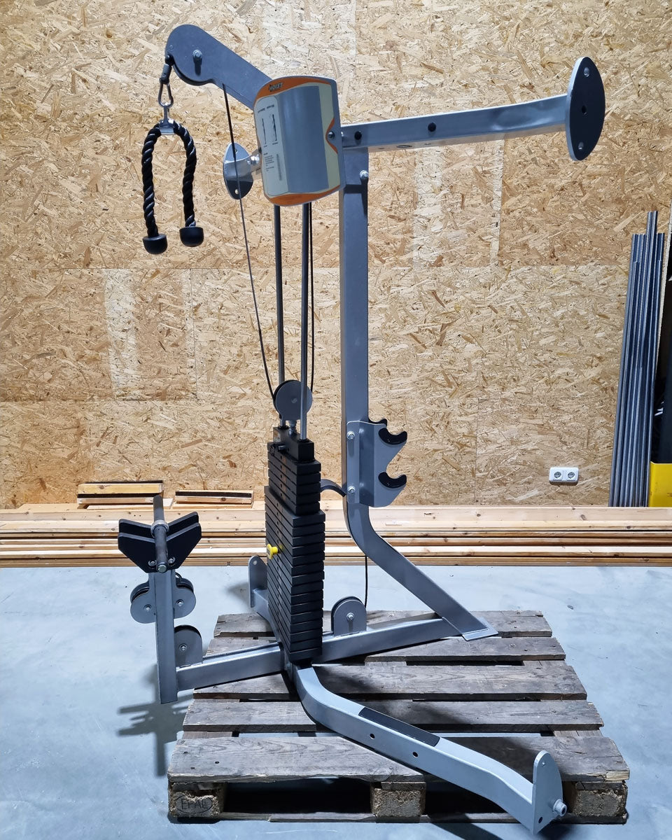 Hoist Multi Kraftstations Turm - Multistation mit Kabelzug, Kraftstation mit Gewichtsblöcken, gebraucht - überholter Zustand