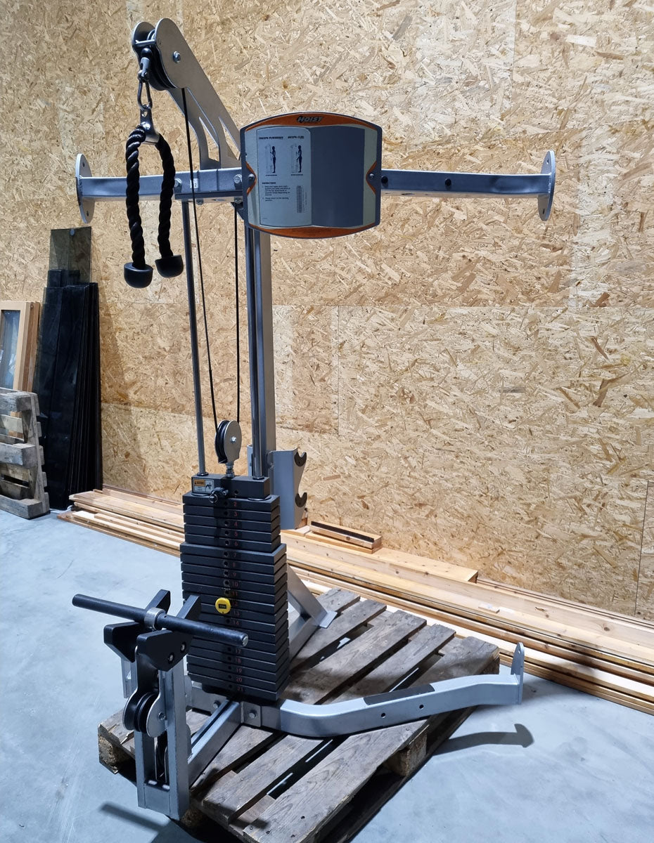 Hoist Multi Kraftstations Turm - Multistation mit Kabelzug, Kraftstation mit Gewichtsblöcken, gebraucht - überholter Zustand