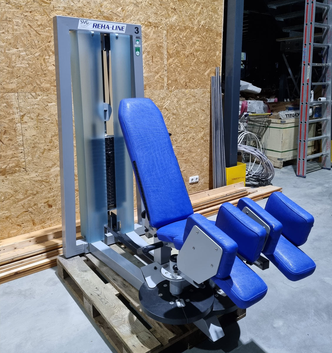 SVG Abductors and Adductors 2 in 1 Combination Machine - Hip Abduction and Hip Adduction, MPG; Rehab, Frame Color Silver, Used - Refurbished Condition