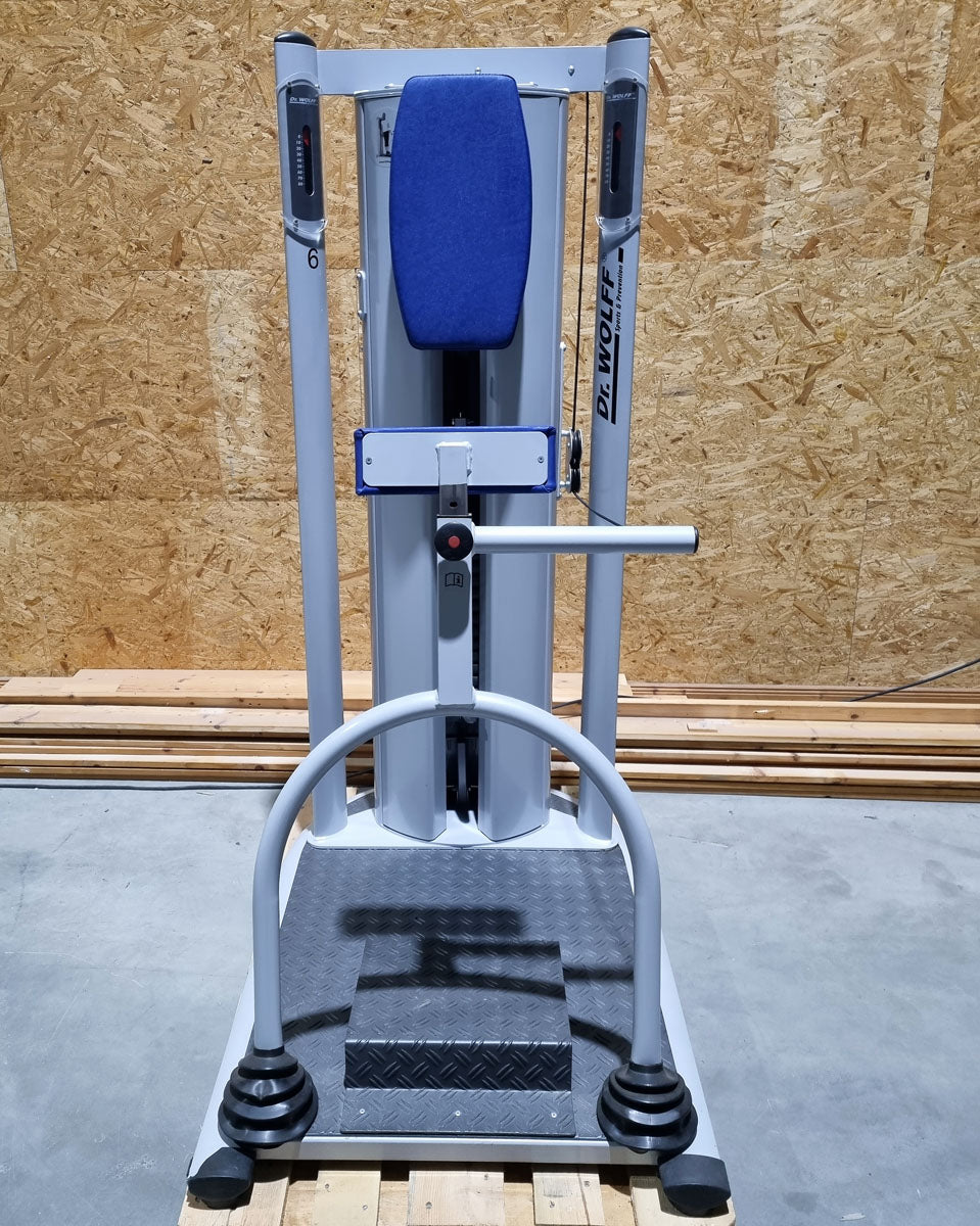 Dr. Wolff Lateral-Shifting 936, lateral trunk muscles, color silver, used - refurbished condition