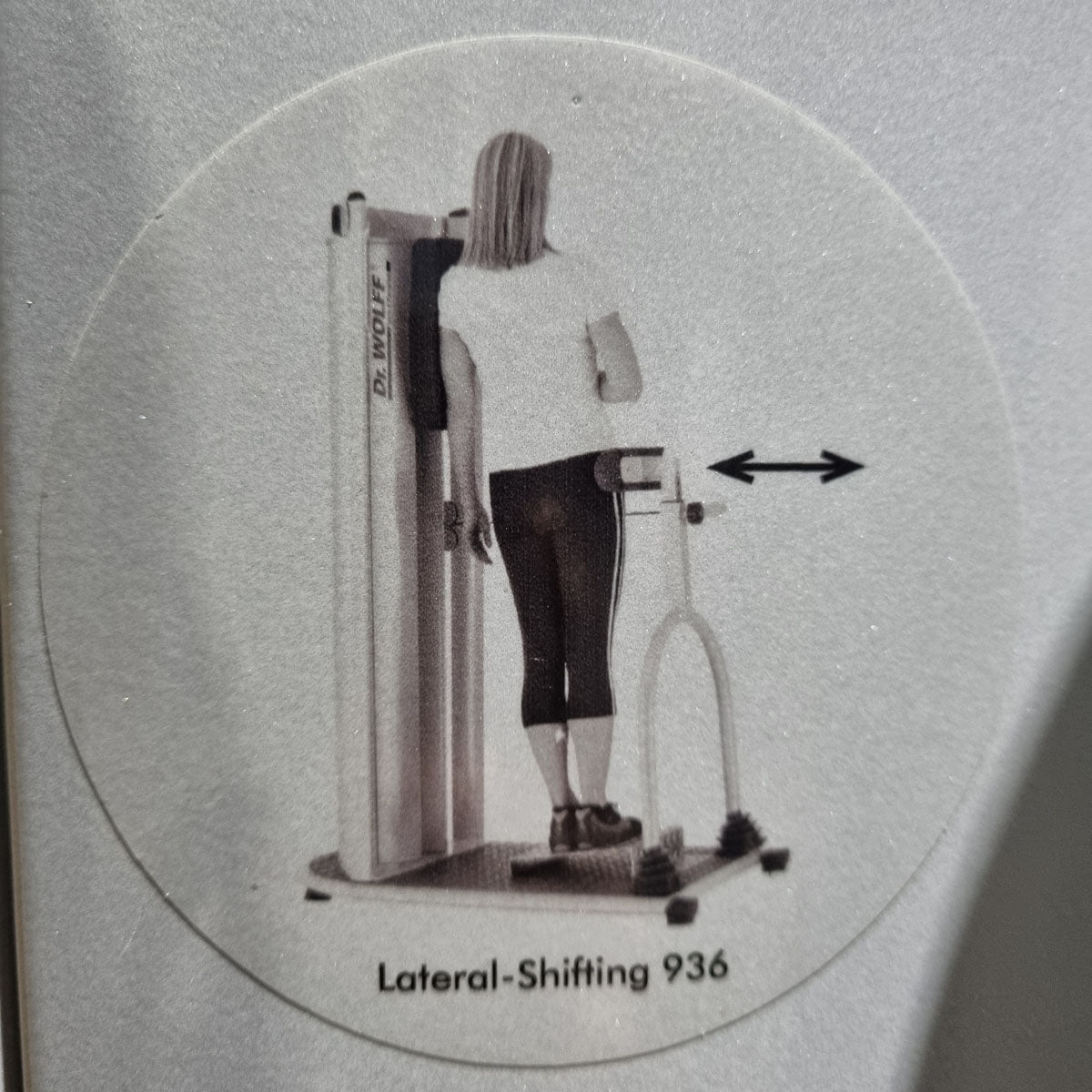 Dr. Wolff Lateral-Shifting 936, lateral trunk muscles, color silver, used - refurbished condition