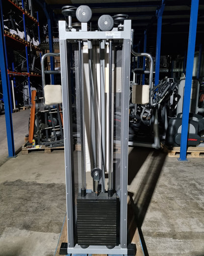 Technogym Butterfly, Pectoral Fly, Silverline, frame color silver, upholstery color beige, used - tested condition