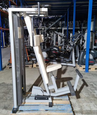 Technogym Butterfly, Pectoral Fly, Silverline, frame color silver, upholstery color beige, used - tested condition