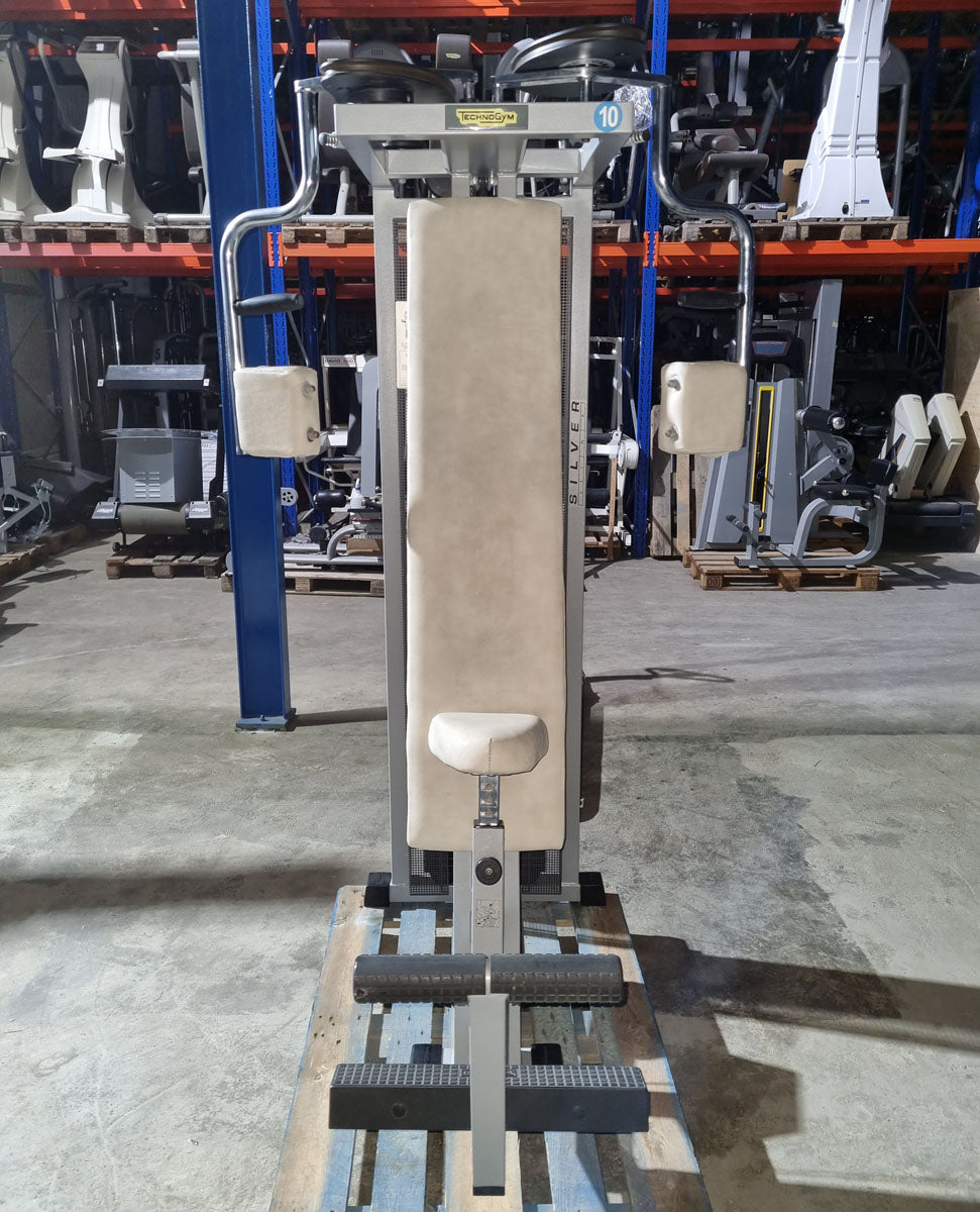 Technogym Butterfly, Pectoral Fly, Silverline, frame color silver, upholstery color beige, used - tested condition