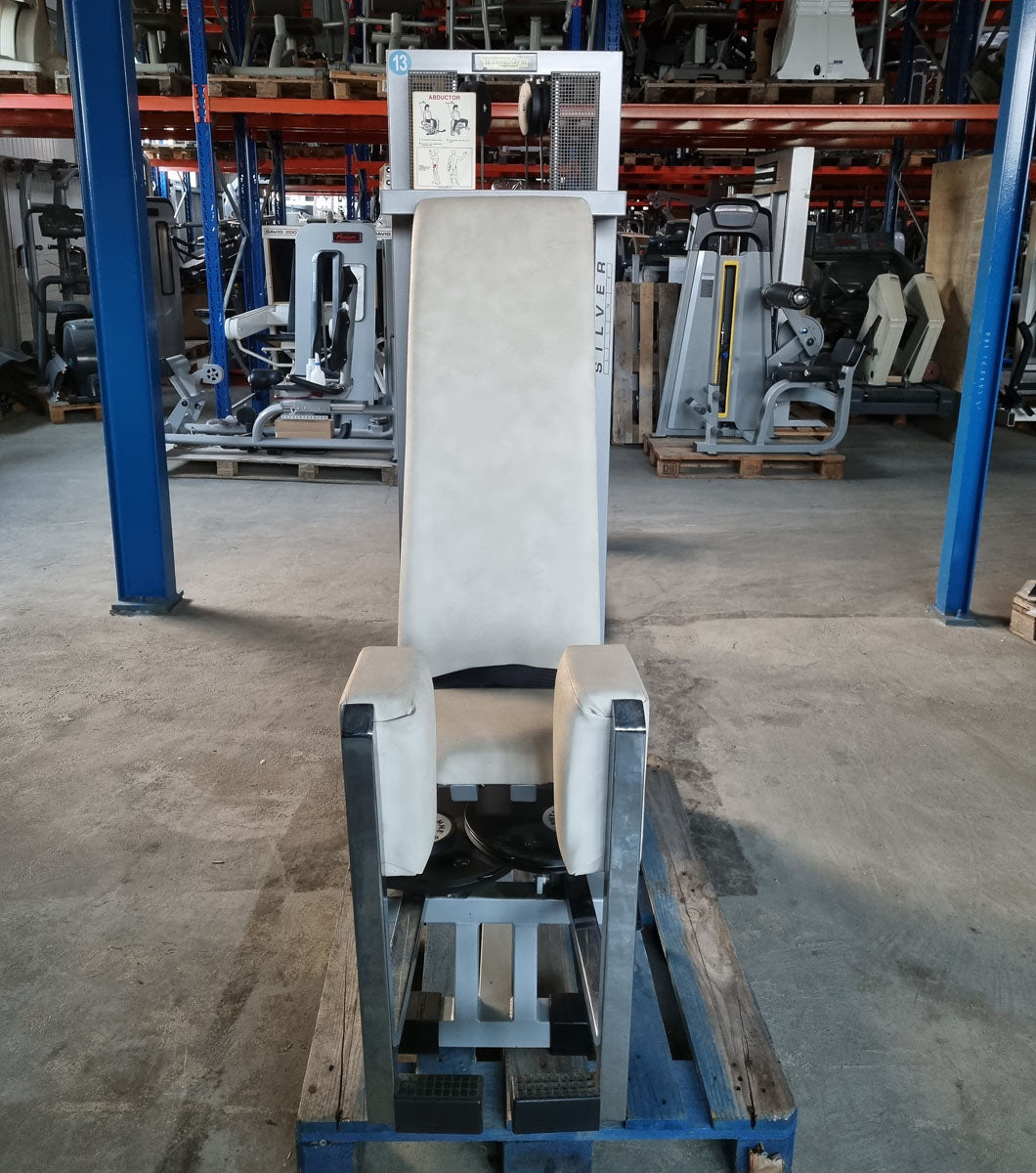 Technogym Abduktor und Adduktor im Set, Silverline - 2 Geräte für einen Sonderpreis, gebraucht - geprüfter Zustand