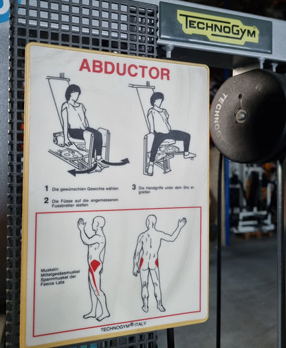 Technogym Abduktor und Adduktor im Set, Silverline - 2 Geräte für einen Sonderpreis, gebraucht - geprüfter Zustand