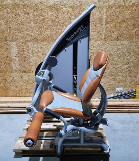 SportsArt Leg Extension, Status Series, repainted cover, silver frame, used - refurbished condition