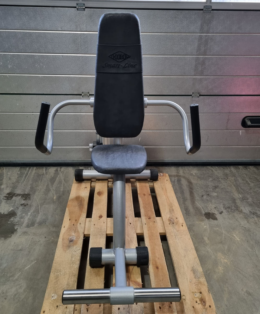 HBP 8er Fitness-Zirkel, Smart-Line, 8 Hydraulik Kraftgeräte, Lackierung Silber, gebraucht - überholter Zustand