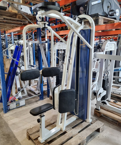 Competition Line equipment park, 17 strength machines, old school, used with signs of wear