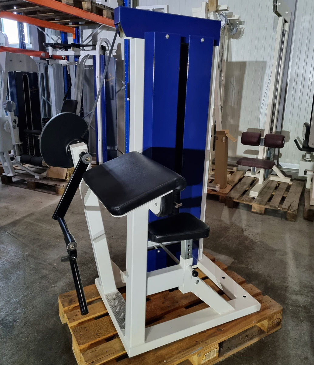 Competition Line equipment park, 17 strength machines, old school, used with signs of wear