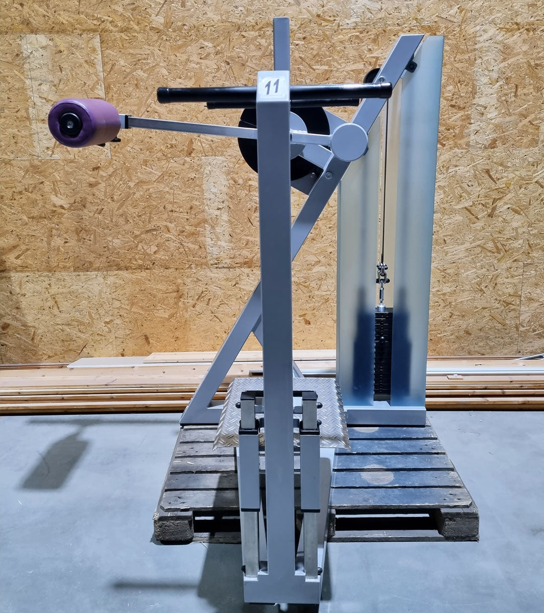 SVG Multi Hip, kick machine, hip pendulum, MPG, frame color silver, upholstery color purple, MPG, used - refurbished condition