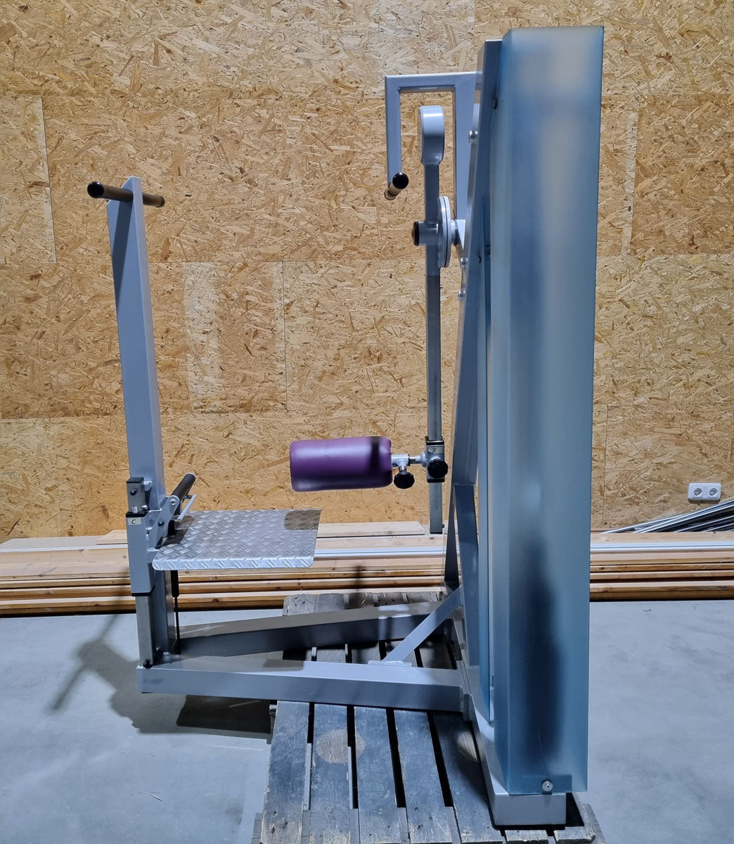 SVG Multi Hip, kick machine, hip pendulum, MPG, frame color silver, upholstery color purple, MPG, used - refurbished condition