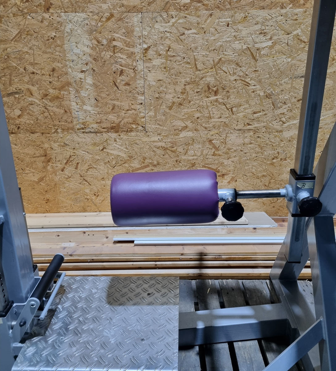 SVG Multi Hip, kick machine, hip pendulum, MPG, frame color silver, upholstery color purple, MPG, used - refurbished condition