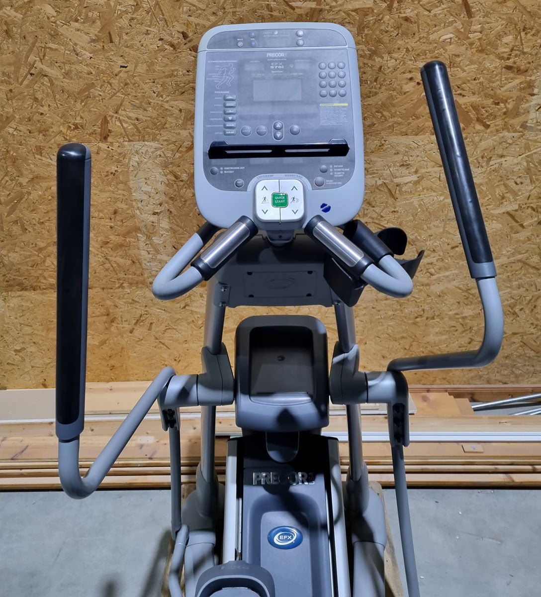 Precor Crosstrainer, EFX 576i mit CrossRamp - Steigung verstellbar, Ellipsentrainer - gebraucht - überholter Zustand - neues Display