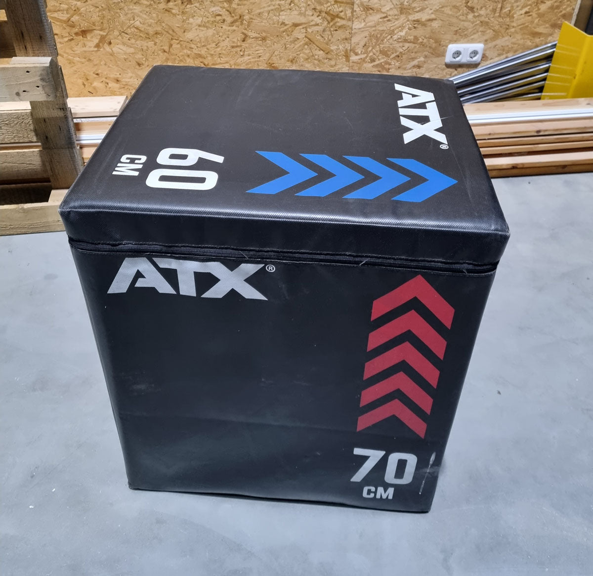 ATX Soft Plyo Box / Jump Box - 50 x 60 x 70 cm, used