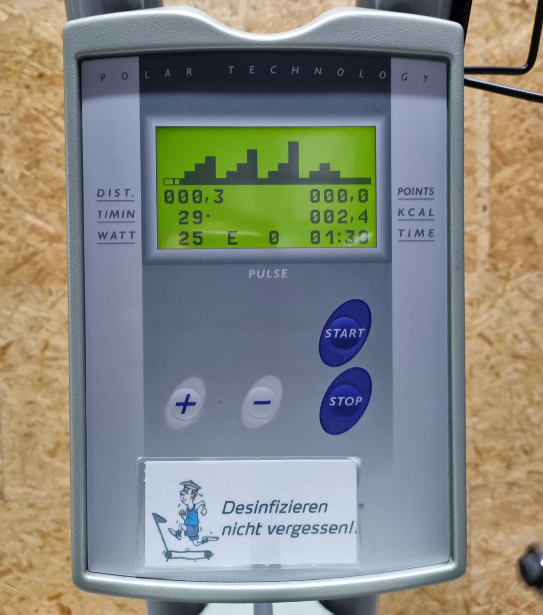 Ergo-Fit 3000 Oberkörpertrainer, Öberkörperergometer, Handergometer, Cardiotraining für Arme und Schulter, gebraucht - überholter Zustand