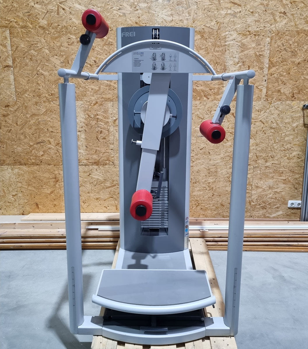 Frei Genius Eco hip machine, hip pendulum, hip machine, multi hip, kick machine, frame color silver, used - refurbished condition