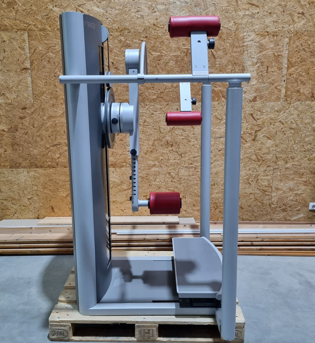 Frei Genius Eco hip machine, hip pendulum, hip machine, multi hip, kick machine, frame color silver, used - refurbished condition