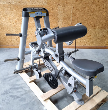 Hoist Roc-IT Preacher Curl, RPL-5102 Biceps Machine, Biceps Curl, Roc IT Plate Loaded Series, Frame Color Silver, Used - Refurbished Condition