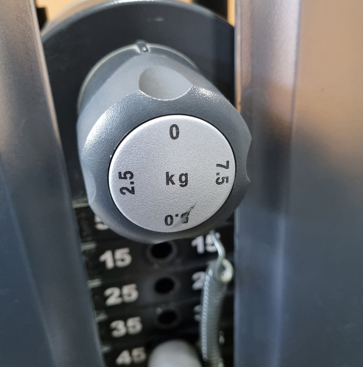 Life Fitness Rudern mit Bruststütze, Row - Rear Deltoid, Signature Series, 145kg Gewichtsblock, Rahmenfarbe Silber, gebraucht - überholter Zustand
