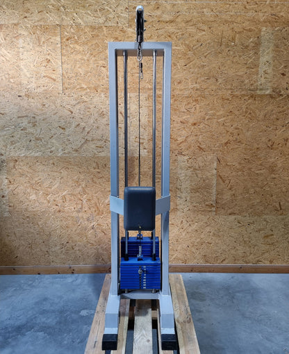 Panatta Doppel Seilzugturm, Trizepsturm von Oben, 1x mit Hüftpolster, 50kg und 80kg Gewichstblock, Triceps Pulley Tower - gebraucht - geprüfter Zustand