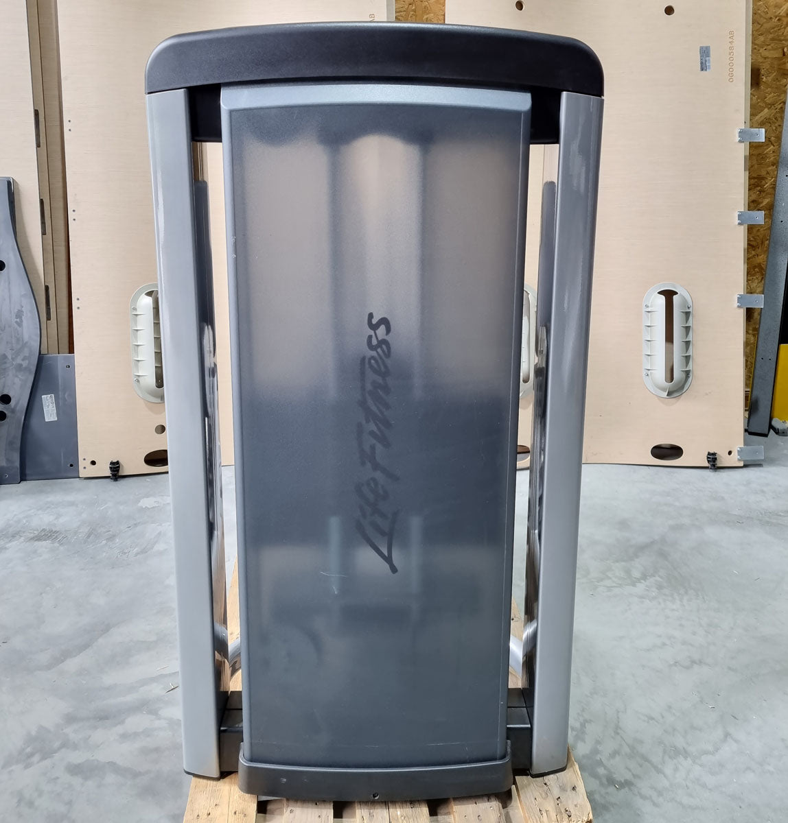 Life Fitness Abductor Machine, Hip Abduction, Insignia Series, Frame Color Anthracite, Upholstery Black, Used - Refurbished Condition