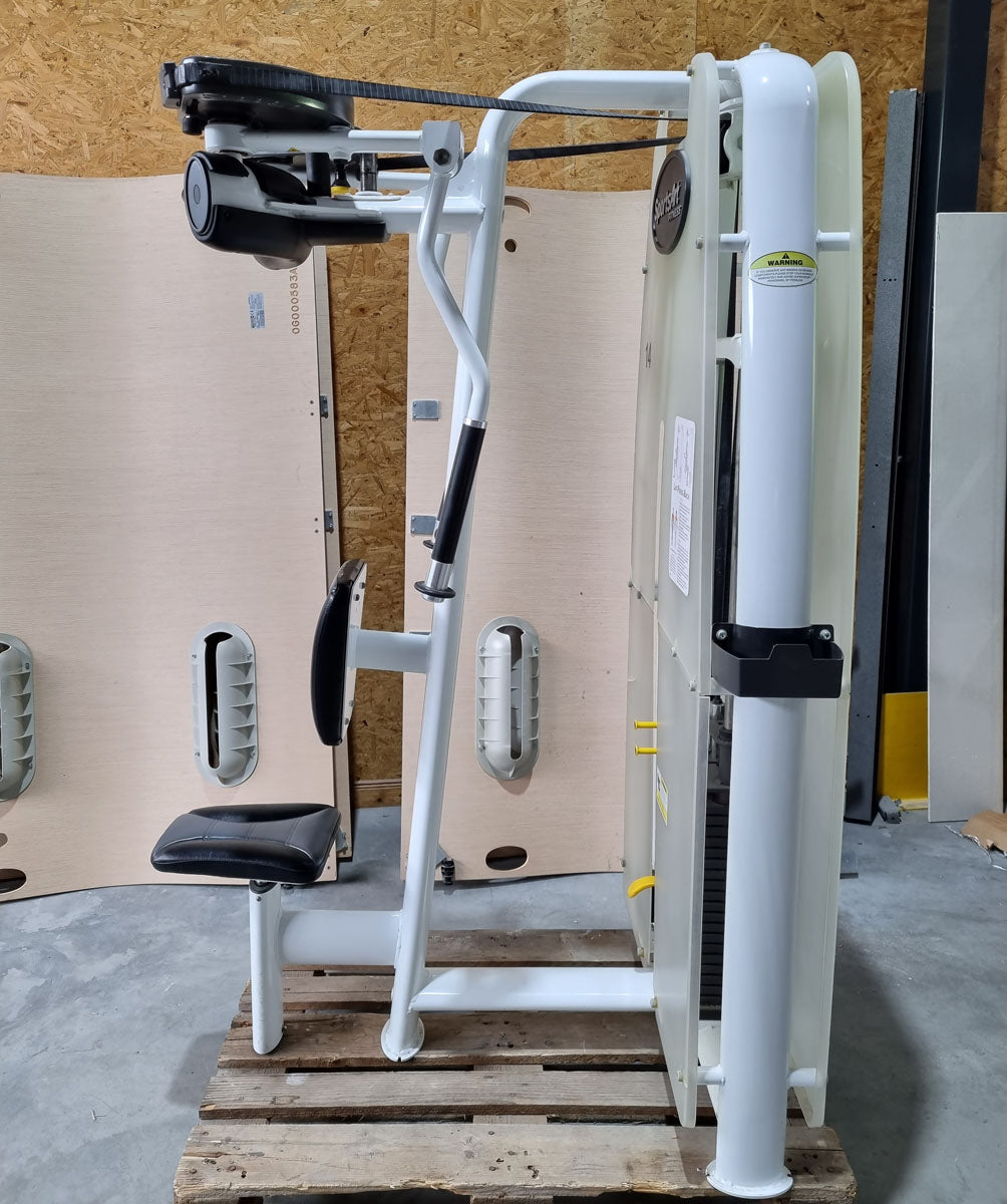 SportsArt Butterfly and Butterfly Reverse 2 in 1 Combination Machine, Lat-Press-Back Machine, Frame Color White, Used - Refurbished Condition