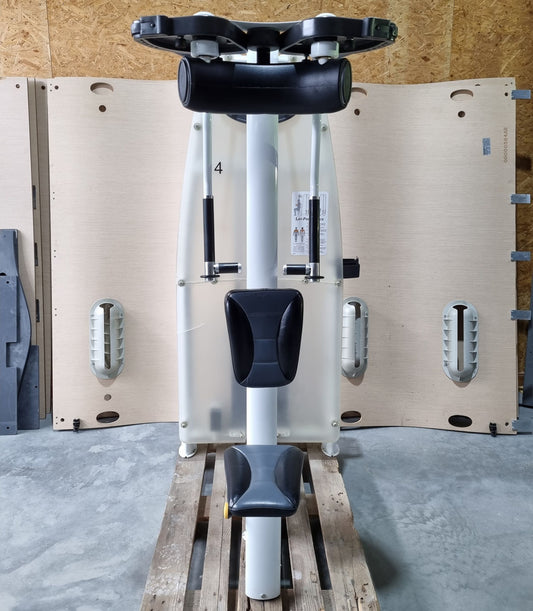 SportsArt Butterfly and Butterfly Reverse 2 in 1 Combination Machine, Lat-Press-Back Machine, Frame Color White, Used - Refurbished Condition