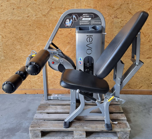 Nautilus Nitro EVO Leg Curl Seated, Beinbeuger sitzend, Rahmenfarbe Silber, gebraucht - überholter Zustand