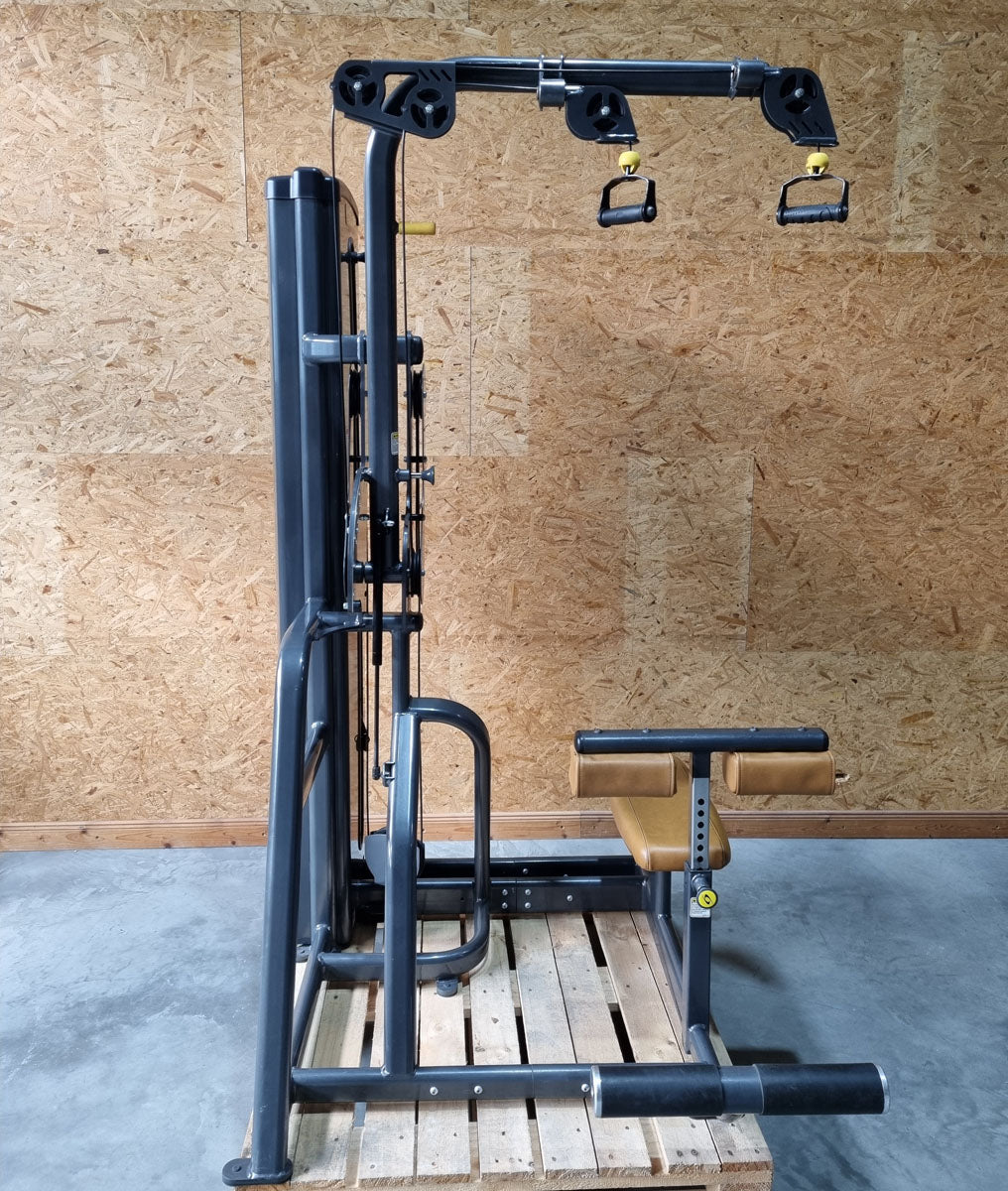 Cybex VR1 Lat-Row Latzug und Rudern - 2 in 1 Kombigerät - drehbare Griffe, Rahmen Anthrazit, gebraucht - überholter Zustand