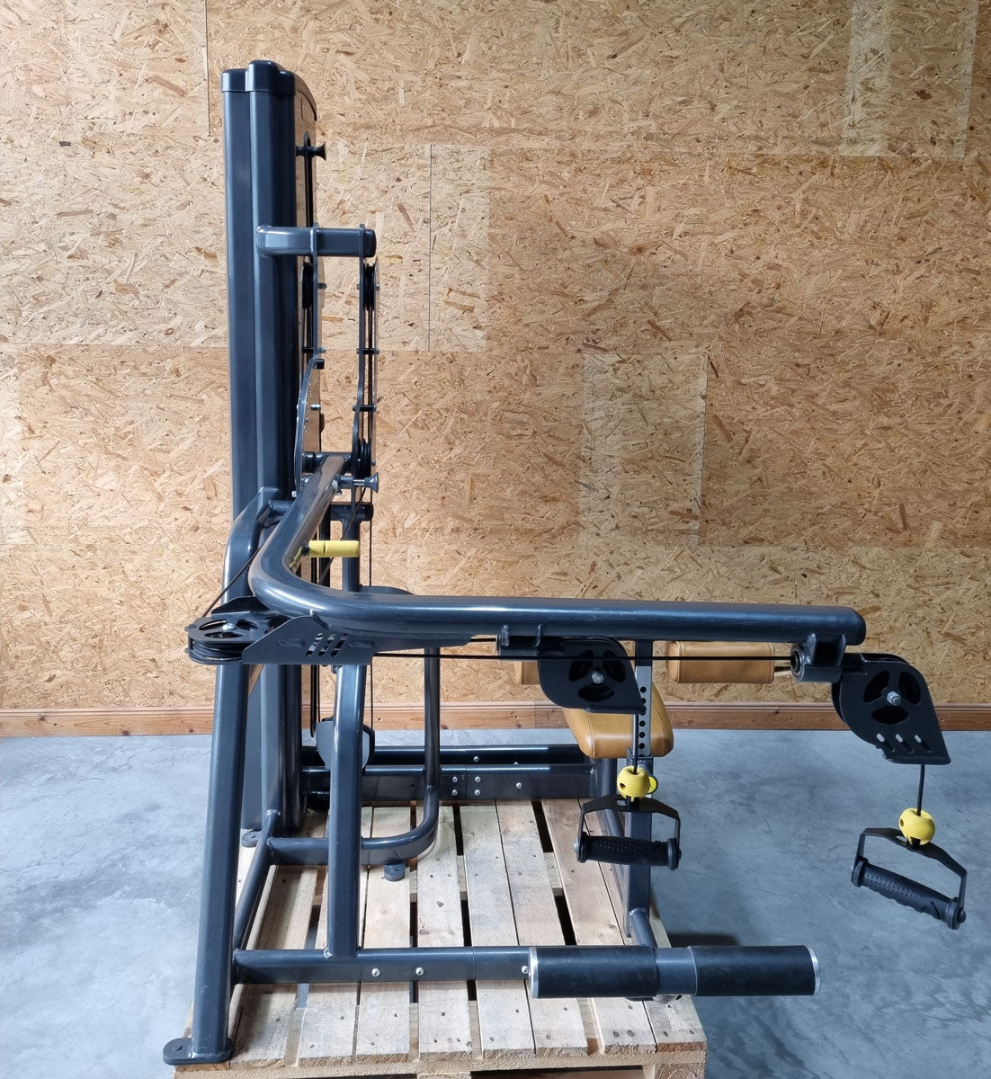 Cybex VR1 Lat-Row Latzug und Rudern - 2 in 1 Kombigerät - drehbare Griffe, Rahmen Anthrazit, gebraucht - überholter Zustand