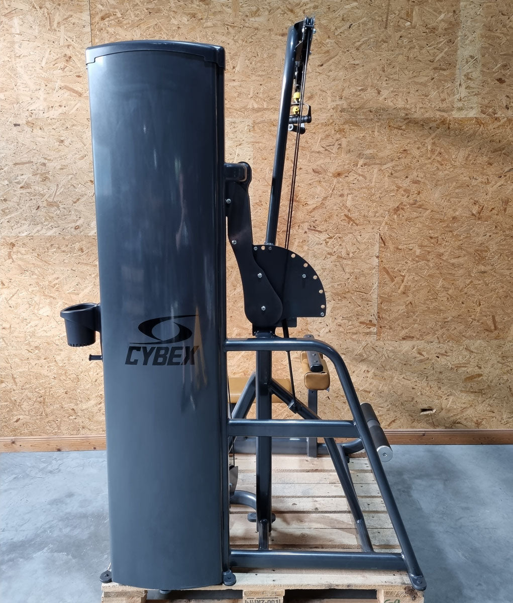 Cybex VR1 Lat-Row Latzug und Rudern - 2 in 1 Kombigerät - drehbare Griffe, Rahmen Anthrazit, gebraucht - überholter Zustand