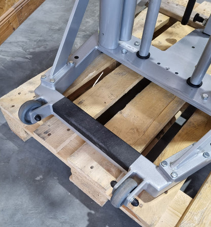 Proxomed Zugapparat Compass 530 - Seilzug höhenverstellbar, freistehend mit Stativ, Speedy Compact, MPG, Reha, Farbe Silber - gebraucht - überholter Zustand
