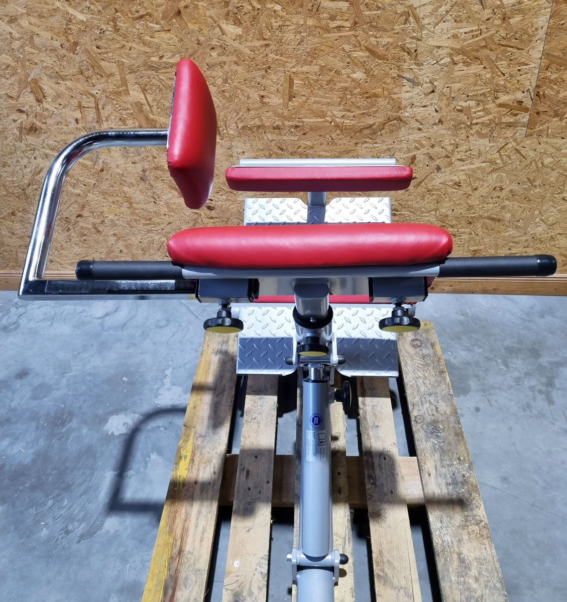 Proxomed Rückentrainer Kombi, Compass 530, Rückenstreckerbank 45° Hyperextension, Lateral Trainer, MPG, Reha, Rahmenfarbe Silber, gebraucht - überholter Zustand