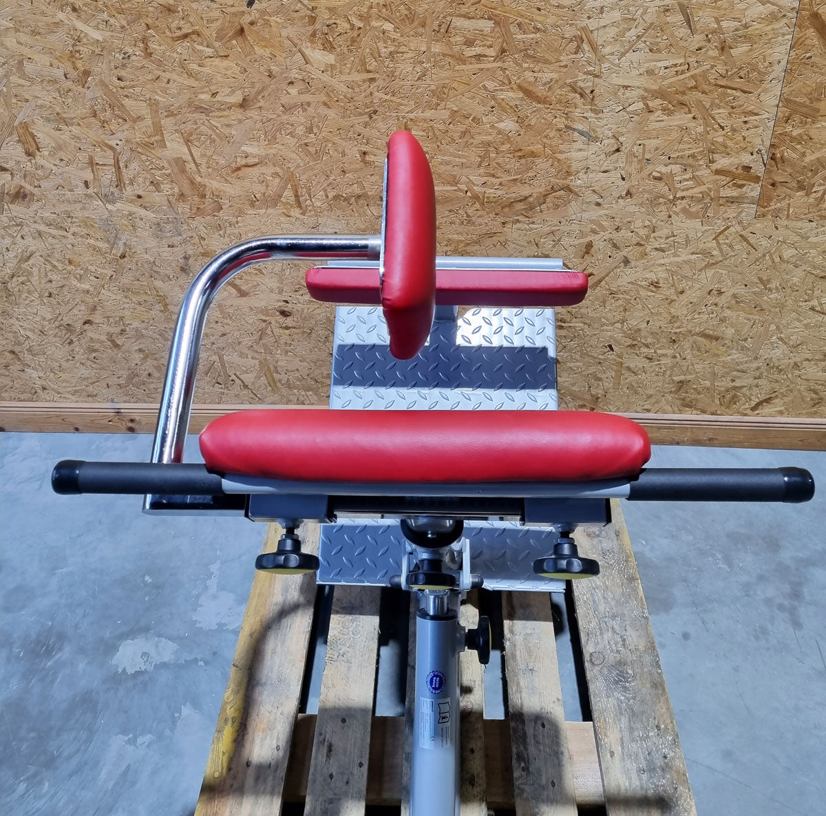 Proxomed Rückentrainer Kombi, Compass 530, Rückenstreckerbank 45° Hyperextension, Lateral Trainer, MPG, Reha, Rahmenfarbe Silber, gebraucht - überholter Zustand
