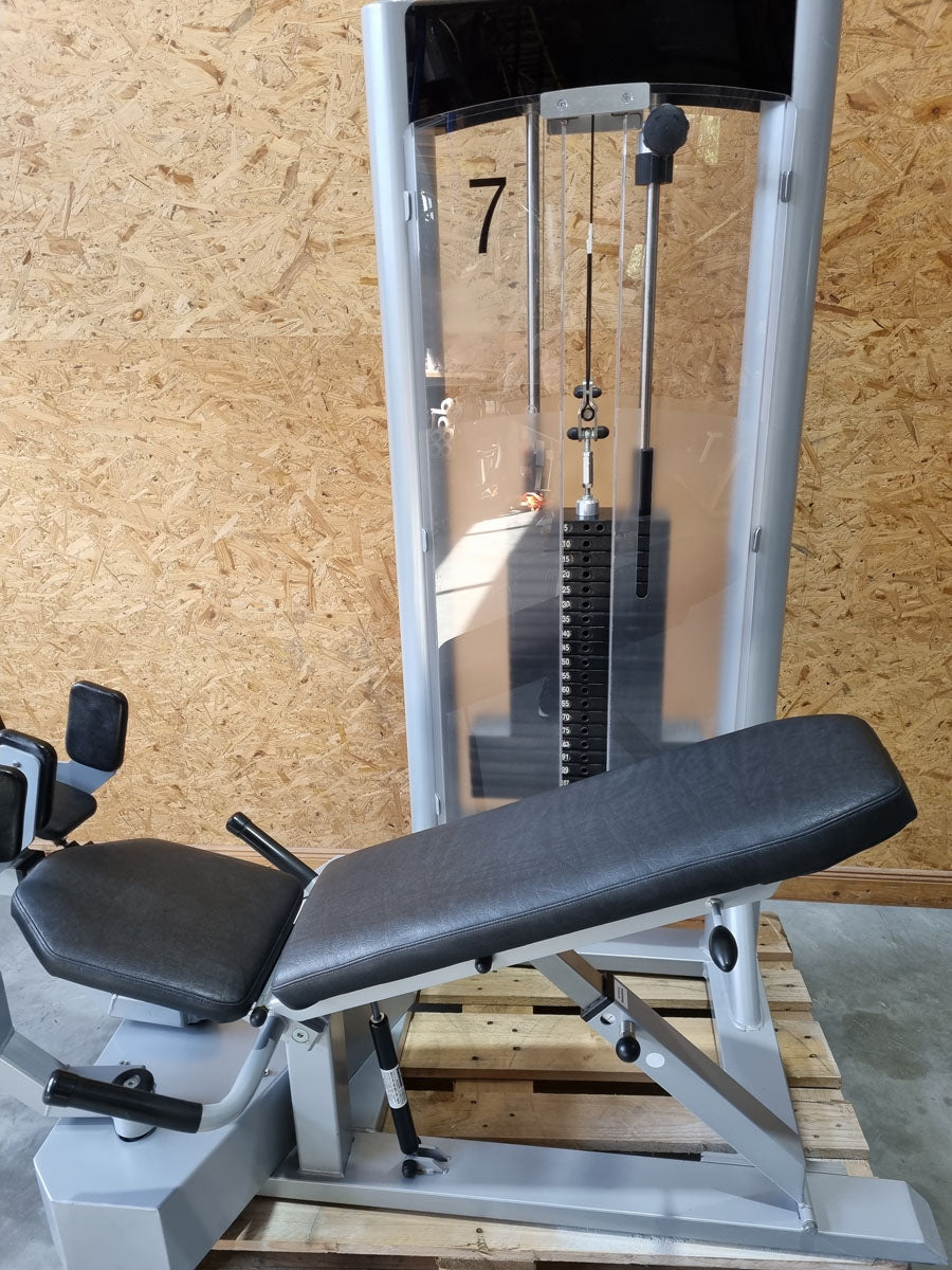 Physio&amp;Sports Ab-Adductor Combo, Pro Line, Abductors and Adductors 2 in 1 Combo Device, MPG, Rehab, Silver, Used - Refurbished Condition