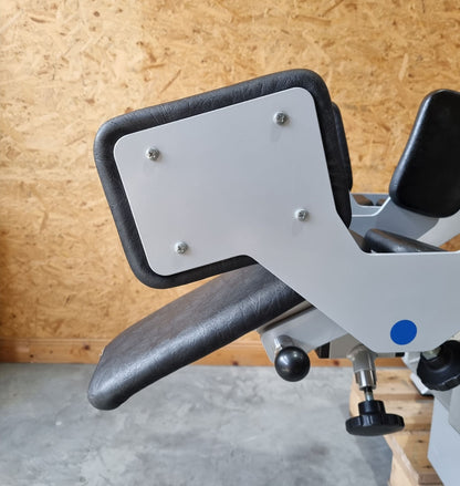 Physio&amp;Sports Ab-Adductor Combo, Pro Line, Abductors and Adductors 2 in 1 Combo Device, MPG, Rehab, Silver, Used - Refurbished Condition