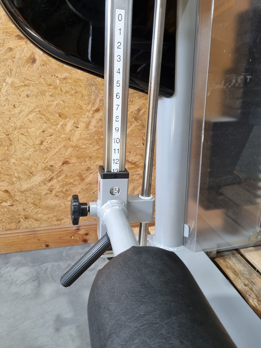 Physio&amp;Sports Leg Extension and Leg Curl Combo, Pro Line, 2 in 1 Combo, MPG, Rehab, Silver, Used - Refurbished Condition
