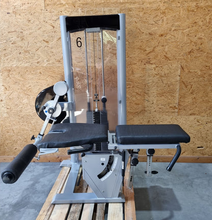 Physio&amp;Sports Leg Extension and Leg Curl Combo, Pro Line, 2 in 1 Combo, MPG, Rehab, Silver, Used - Refurbished Condition