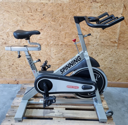 11 Stück im Set - Star Trac Spinner Pro Indoor Bike, Silber, gebraucht - geprüfter Zustand